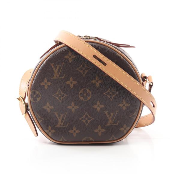 Louis Vuitton Boite Chapeau Souple Shoulder Bag Leather Monogram Brown - Picture 1 of 7